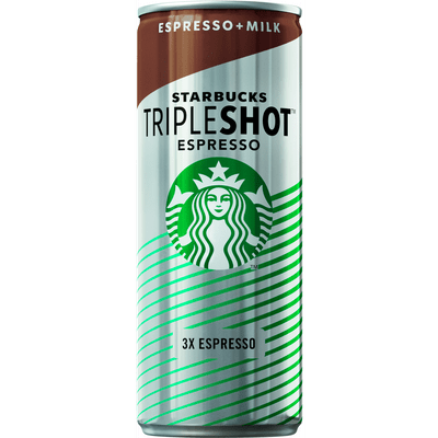 Starbucks Tripleshot espresso + milk