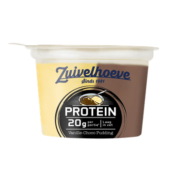 Zuivelhoeve High protein pudding vanille choco