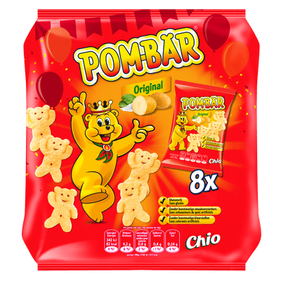 Chio Pom bar original multipack 8 stuks
