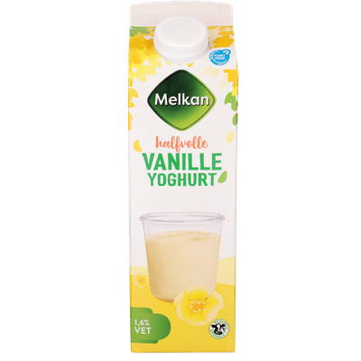 Melkan Halfvolle yoghurt vanille