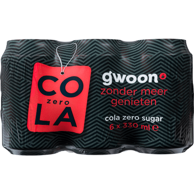 G'woon Cola zero 6x33 cl
