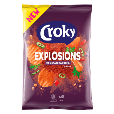 Croky Ribbelchips explosions mexican paprika