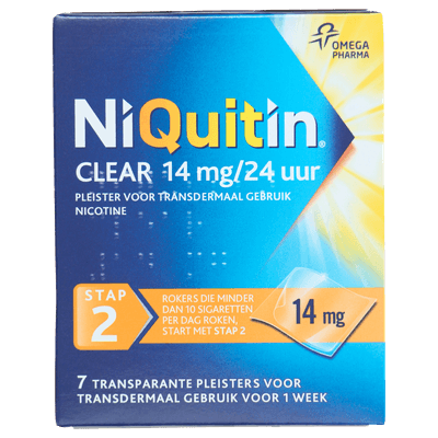 Niquitin Pleister 14mg stap 2