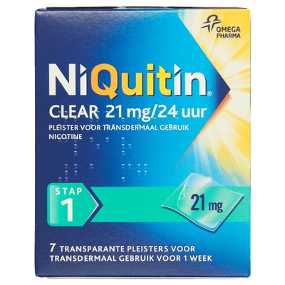 Niquitin Pleister 21mg stap 1