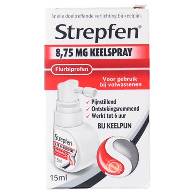 Strepfen Keelspray flurbiprofen 8.75mg.