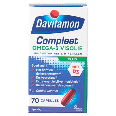 Davitamon Compleet plus omega 3 visolie