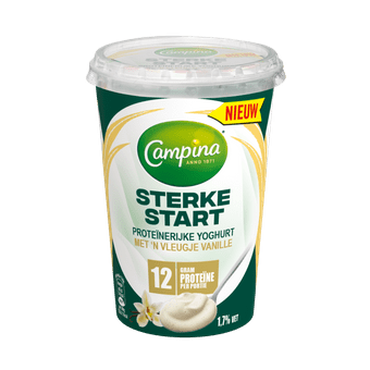 Campina Yoghurt sterke start vanille