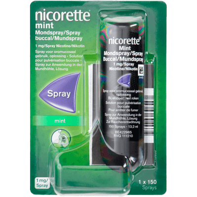 Nicorette Mondspray 1mg mint