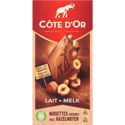 Côte d'Or Chocoladereep melk hele noot