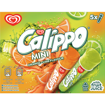 Ola Calippo mini orange lemon 5 stuks