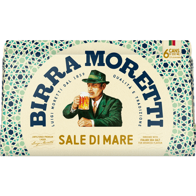 Birra Moretti Sale di mare 6x33 cl