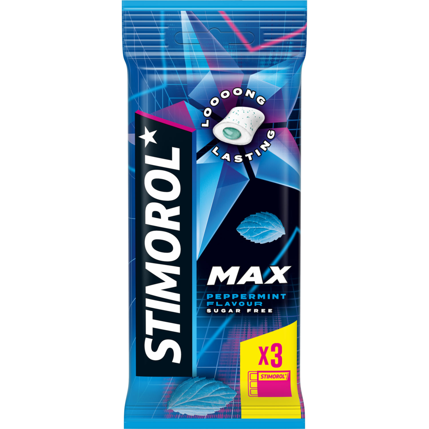 Stimorol Kauwgom Max Peppermint 3 Stuks