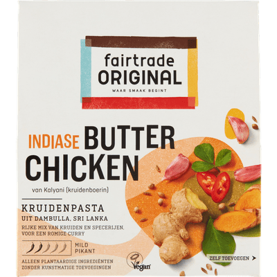 Fairtrade Kruidenpasta indiase butter chicken