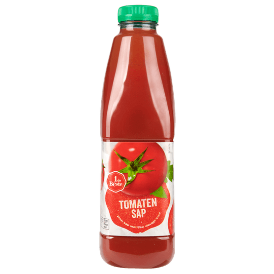 Foto van 1 de Beste Tomatensap op witte achtergrond