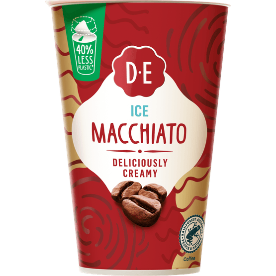 Foto van Douwe Egberts Ice macchiato op witte achtergrond