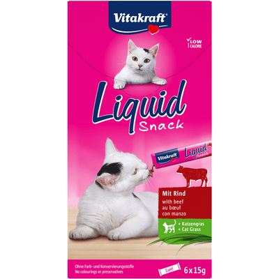 Vitakraft Kattensnacks liquid rund 6 st.