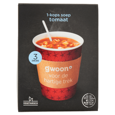 G'woon Tomatensoep 1 kop 3 st.