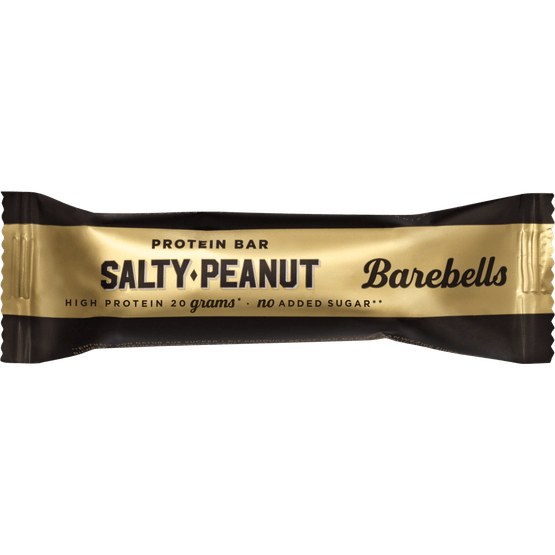 Foto van Barebells Salty peanut op witte achtergrond