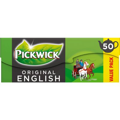 Pickwick English zwarte thee voor pot voordeelpak