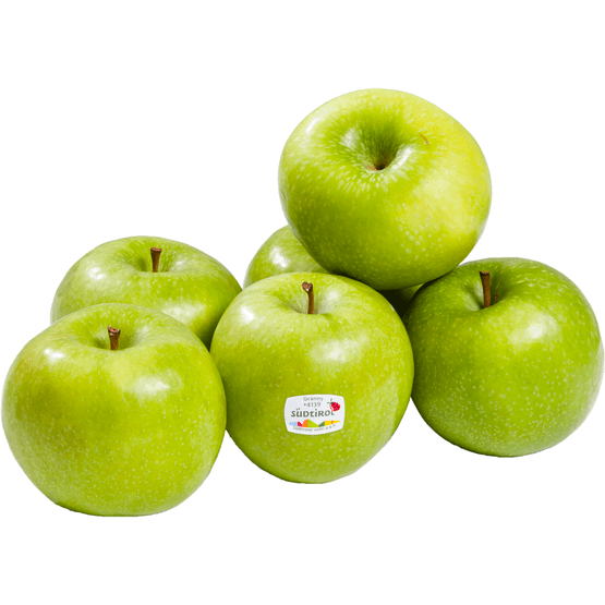 Foto van Granny smith op witte achtergrond