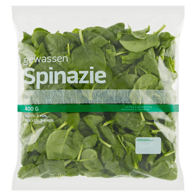  Spinazie gewassen
