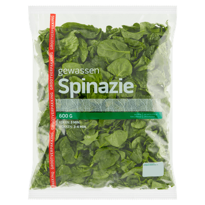  Spinazie gewassen voordeel