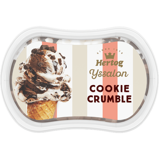 Foto van Hertog Mini cookies & cream op witte achtergrond