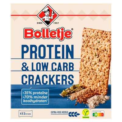 Bolletje Crackers protein low carb