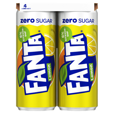 Fanta Lemon no sugar 4x25cl