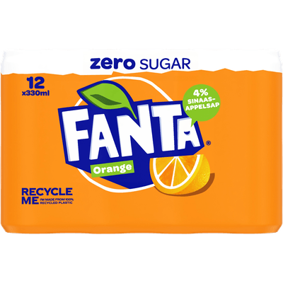 Fanta Orange no sugar 12x33 cl