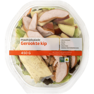  Maaltijdsalade gerookte kip