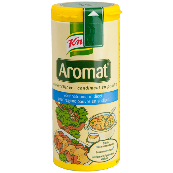 Foto van Knorr Aromat natriumarm op witte achtergrond