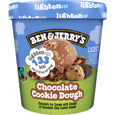 Ben & Jerry's Lighten up chocolate cookie dough