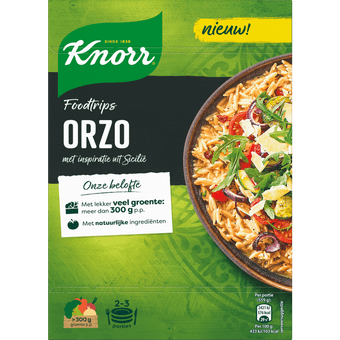 Knorr Wereldgerecht foodtrips orzo