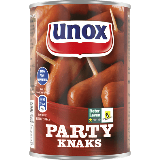 Foto van Unox Knaks party op witte achtergrond