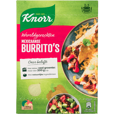Knorr Wereldgerecht mexicaanse burritos