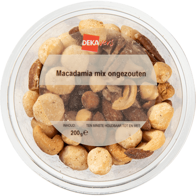 DekaVers Macadamia mix ongezouten
