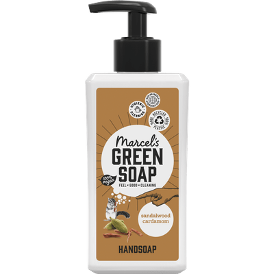 Green Soap Vloeibare zeeppomp sandelhout & kardemom