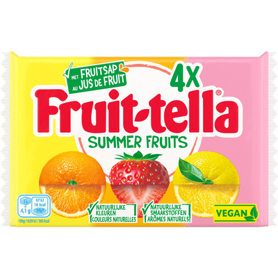 Fruittella Summerfruits vegan 4 st.
