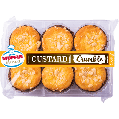 Muffin Masters Muffin custard crumble