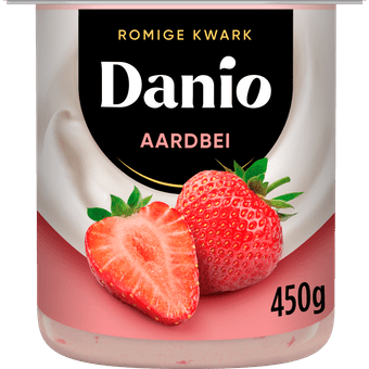 Danio Romige kwark aardbei 