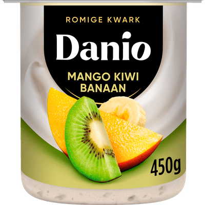 Danio Romige kwark mango kiwi banaan