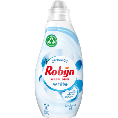 Robijn Vloeibaar wasmiddel k&k wit 19 wasbeurten