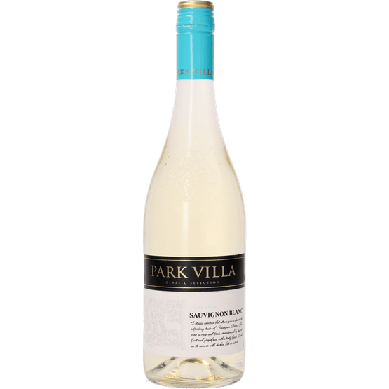 Foto van Park Villa Sauvignon Blanc classic selection op witte achtergrond