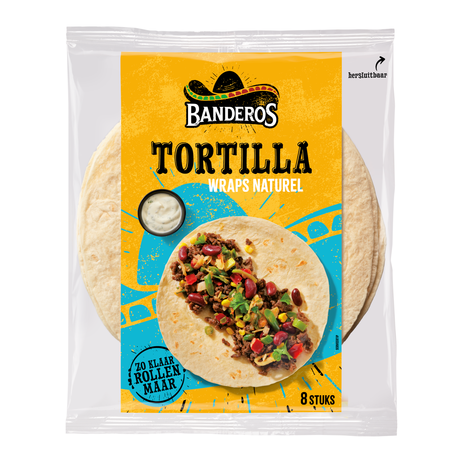 Afbeelding van Banderos Tortilla wraps 8 st.