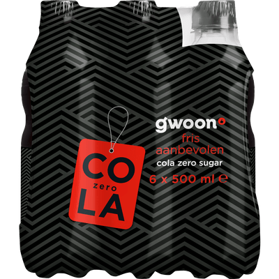 G'woon Cola zero 6x50cl