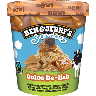 Ben & Jerry's Sundae dulce de-lish