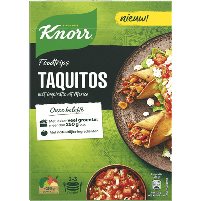 Knorr Wereldgerechten foodtrips taquit