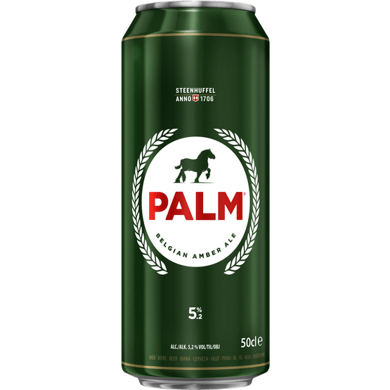 Foto van Palm Amber belgian ale op witte achtergrond