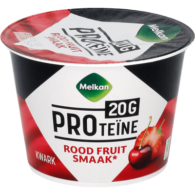 Melkan Proteine kwark rood fruit